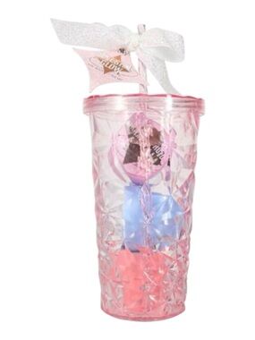 Pink Women’s Moisturizer Set in Decorative Tumbler - Pink